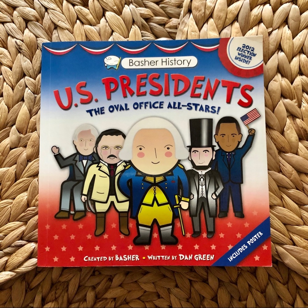 U.S. Presidents Book with Poster Children Books